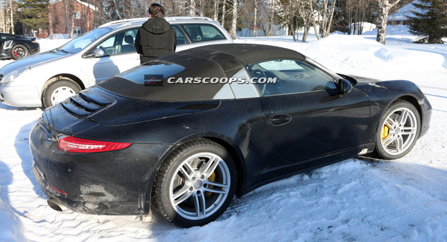  Spy Shots: New Porsche 991 Targa Returns to its Roots with Retro-Flavored Removable Top