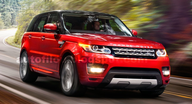  Are These the First Official Photos of the New 2014 Range Rover Sport?