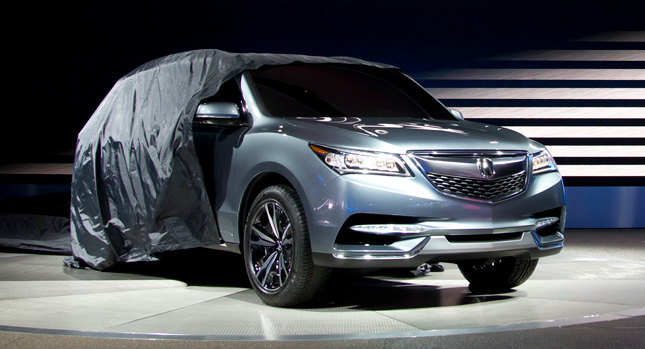  Production 2014 Acura MDX to Debut in New York with 3.5-liter V6 Engine and FWD Option