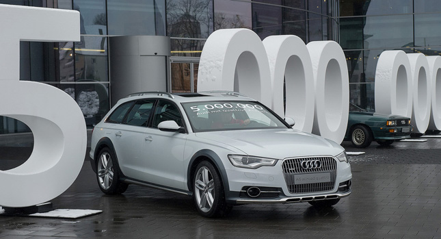  Audi Rolls Out its Five Millionth Quattro Model, a Diesel A6 Allroad