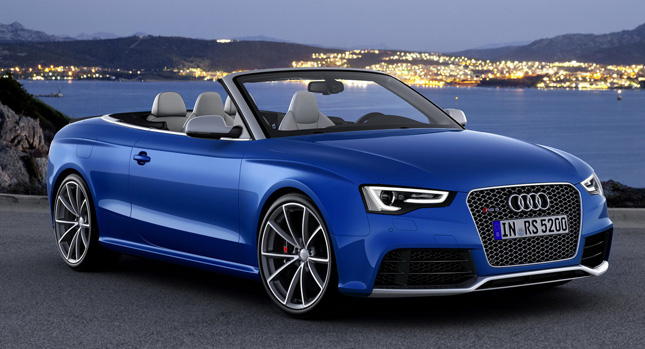  New Audi RS5 Cabriolet Brings a Boatload of Horses to U.S. Buyers for $77,900 [w/Video]