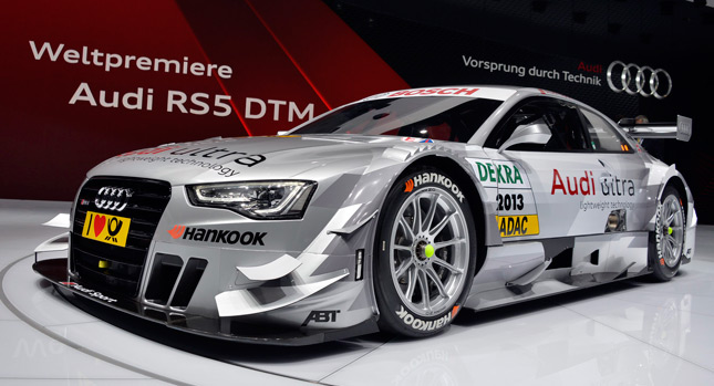  Mean-Looking Audi RS5 DTM Makes Geneva Motor Show Debut