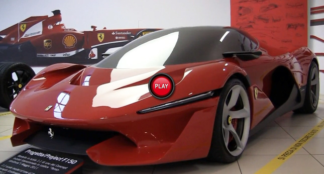  Ferrari Tensostruttura is a LaFerrari Development Prototype From Two Years go