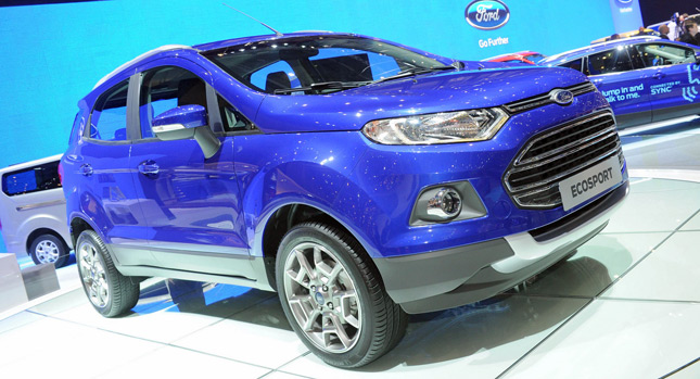  Ford Introduces European EcoSport Mini SUV at the Geneva Motor Show