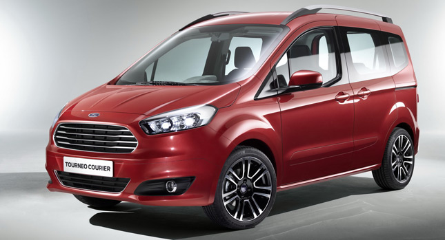  Ford Debuts Tourneo Courier, Custom and Connect Vans in Geneva