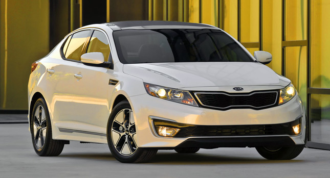  Kia Optima Hybrid Updated for 2013, Has Less HP but More Torque