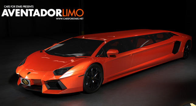 UK Company Fantasizes Turning  Lamborghini Aventador Into a Stretch Limo…