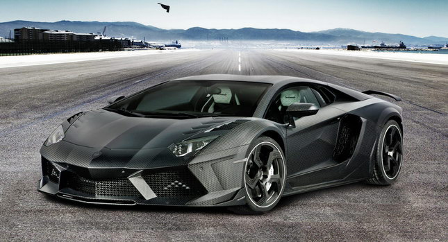  Mansory Carbonado is a  Twin-Turbocharged “Stealth” Aventador with 1,233HP