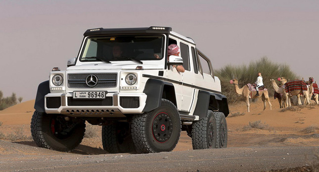  Oil Kings Will Love It: Mercedes-Benz Details the G 63 AMG 6×6 Pickup in Huge Gallery