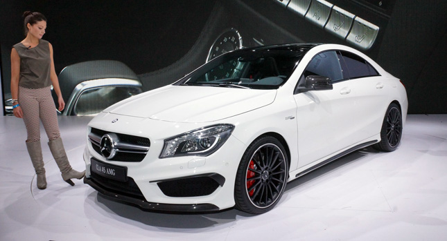  2014 Mercedes CLA 45 AMG Fully Exposed, Priced from $47,450 in the U.S.