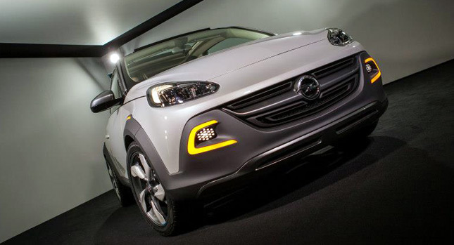  First Look at the New Opel Adam ROCKS Concept with a Sliding Cloth Top