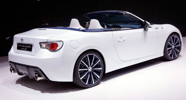  Toyota Gauges Reaction for a Convertible Version of GT 86 / FR-S with Geneva Study