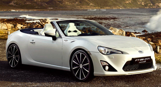  First Official Photos of New Toyota FT 86 Open Top Concept