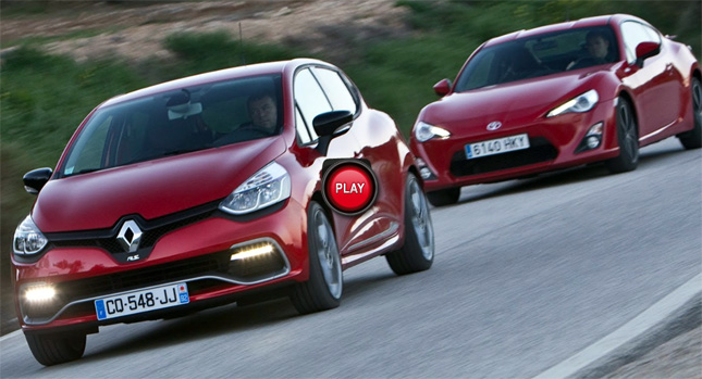  New Renault Clio RS 200 Pitted Against Toyota GT86