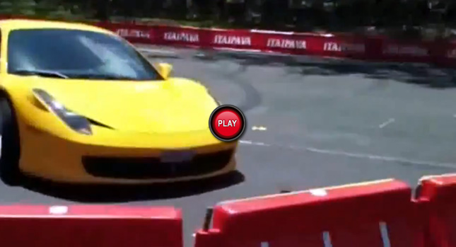  Ferrari 458 Crashes Into Brazilian Crowd and Leaves Three Injured