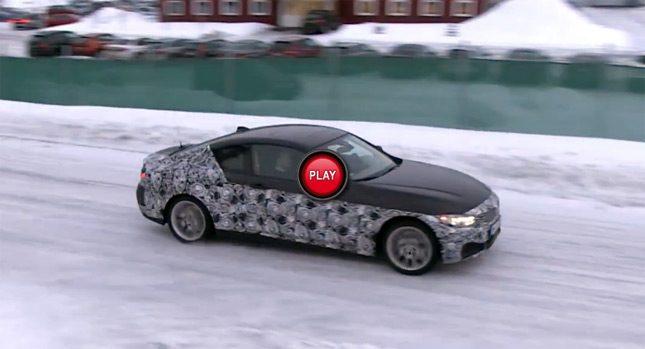  Spy Video: Take a Look at the New BMW 4-Series Coupe on the Move