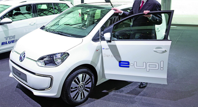  VW Presents e-up! Production EV, Travels up to 150km on a Single Charge