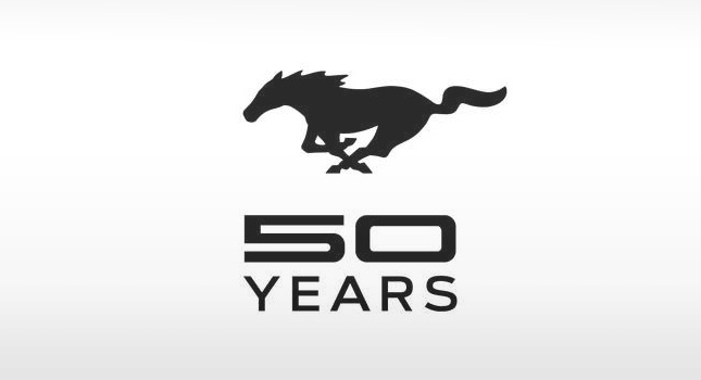  Ford Reveals Special Logo to Commemorate Mustang's 50th Anniversary