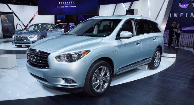  Infiniti Unveils the 2014 QX60 Hybrid at the New York Auto Show