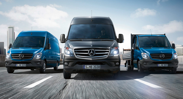  Mercedes Freshens Sprinter and Makes it the World's First Van to Meet Euro VI Standards