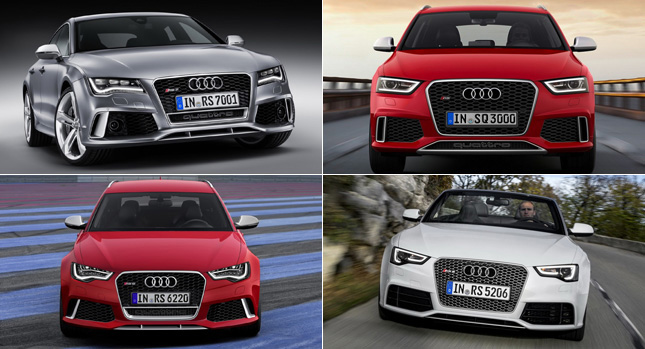  Audi to Launch Four New RS Models This Year, Plans Faster Introductions