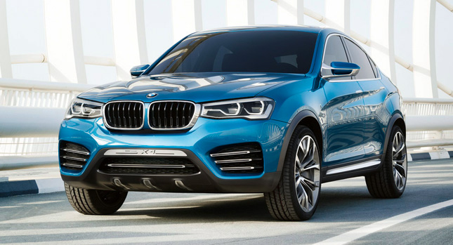  New Photo Gallery of BMW's Sporty Looking X4 Crossover Concept