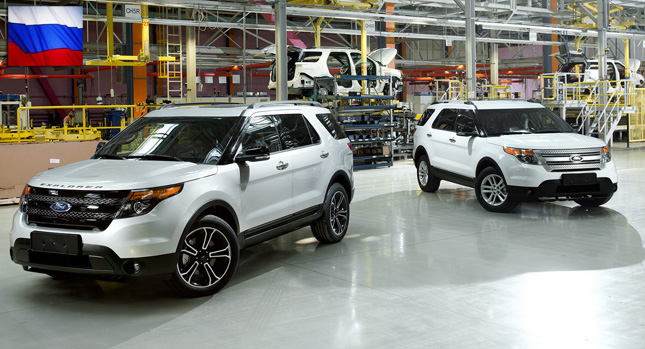  Ford Begins Production of the Latest Explorer SUV in Russia