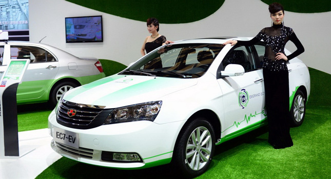  Geely Reveals EC7-EV with “Detroit Electric Technology”