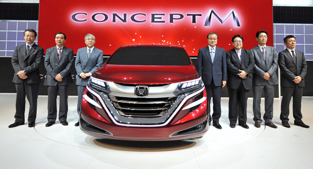  Honda Proposes New Concept M Minivan to Chinese Buyers in Shanghai [w/Video]