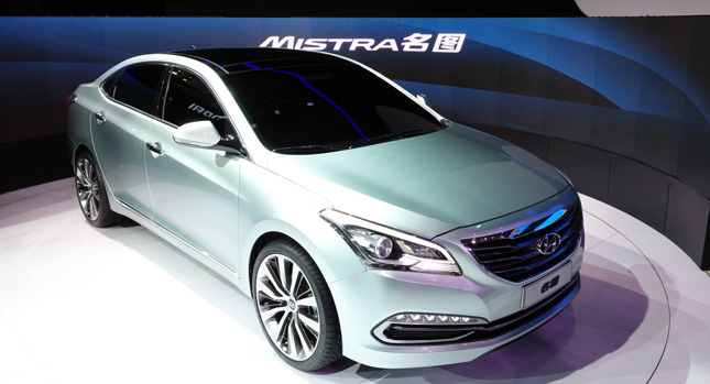  Hyundai Previews China-Exclusive Model Called Mistra at Shanghai Auto Show