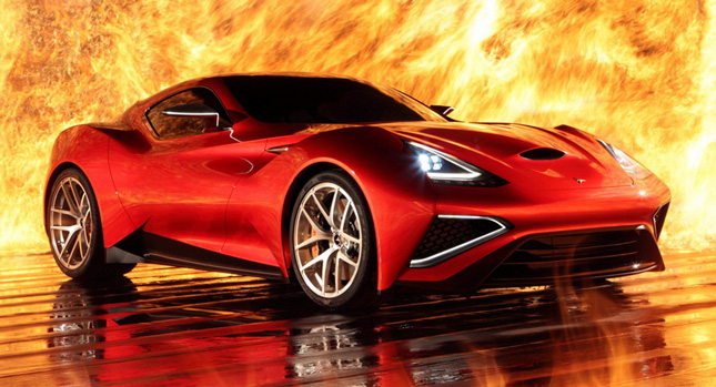  Icona Vulcano 950hp Hybrid Coupe Makes a Fiery Global Debut in Shanghai