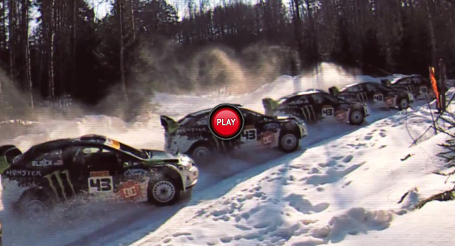  Ken Block Tries to Annihilate As Many GoPro Cameras As He Can for Promo Shot in Russia