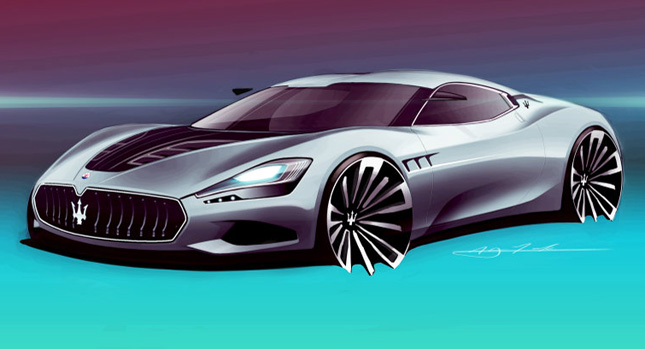  Maserati GranCorsa Design Study for a Sleek Looking Coupe