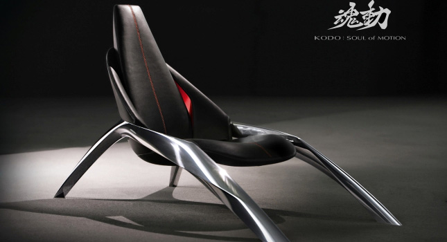  Mazda Shows Off Japanese Style in Milan, With KODO-Inspired Chair
