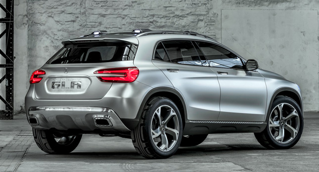  Mercedes-Benz Officially Reveals New GLA Compact Crossover Study [49 Photos]
