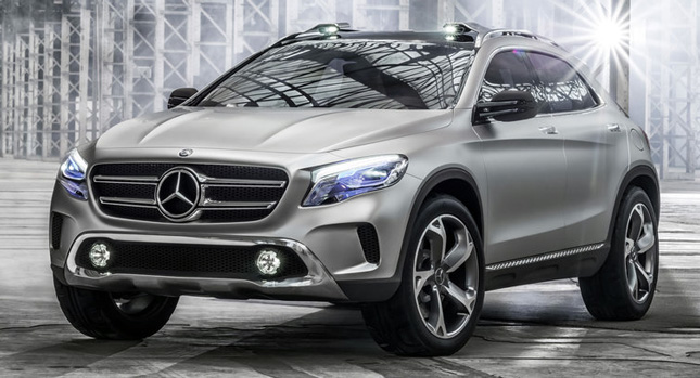  Mercedes-Benz GLA Concept: First Official Photos of Compact Crossover