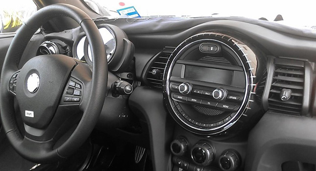  Here’s the First Clear Shot of the New Mini’s Interior, New Car Loses Center Speedometer