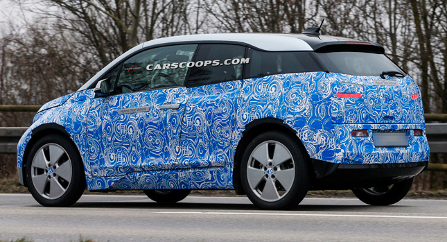  Spied: New BMW i3 Drops More Camo, See it Side to Side With the Concept
