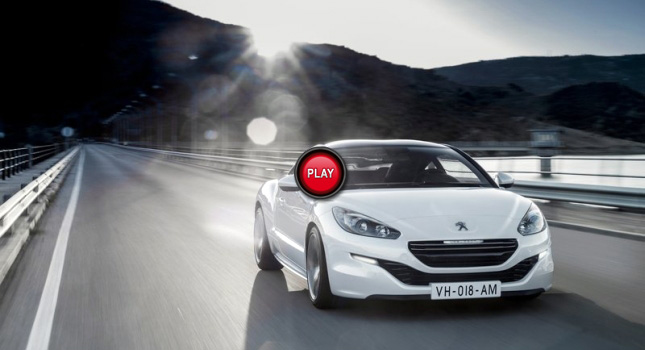  Peugeot RCZ Races Mountain Bike and –Of Course- Wins in New Promo Video