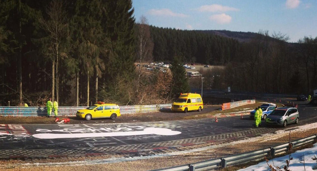  Nürburgring Nordschleife Closed Down After…Giant Penis Graffiti Spotted on Track