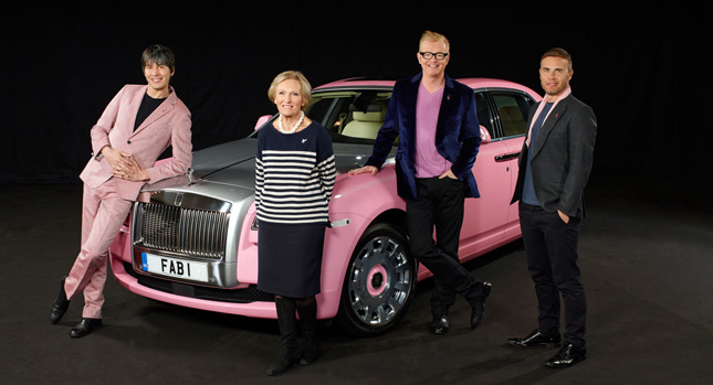  Rolls-Royce Creates One-of-a-Kind Pink Ghost FAB1 for Charity