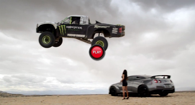 Watch an 850-HP Trophy Truck Rip Through the Mojave Desert at 150