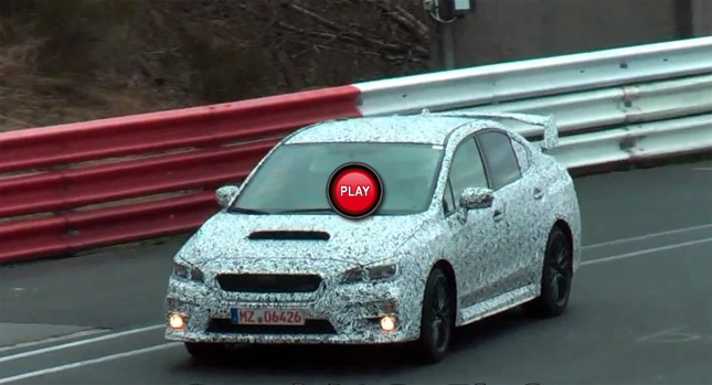  Watch the 2015 Subaru WRX Prototype Run In and Out of the Nürburgring