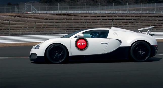 Watch the Bugatti Veyron Tackle Fuji Speedway with Le Mans Winner Seiji Ara Behind the Wheel