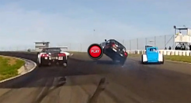  This is What Happens to a Miata when it Gets Too Close to a Corvette