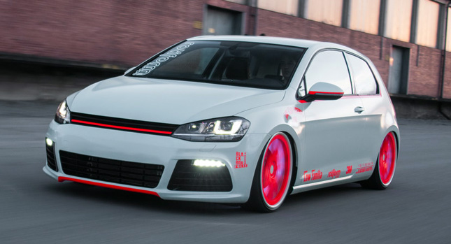Volkswagen Golf Mk7 "Light-Tron" Tune Glows in the Dark