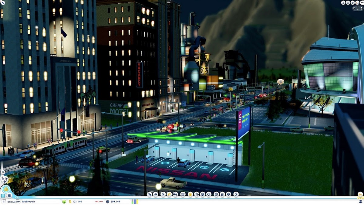 Nissan leaf simcity
