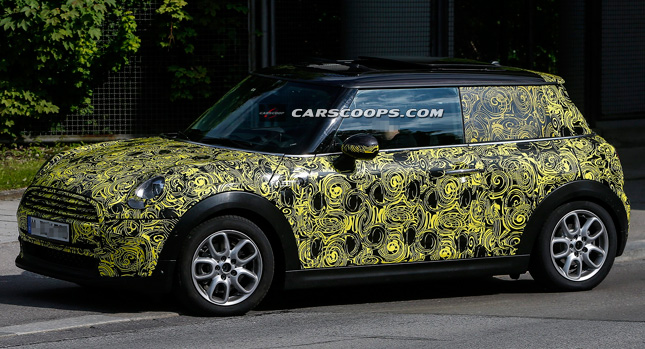  Scoop: New 2014 Mini Hardtop Sheds Some More Camouflage, Could Debut in Frankfurt