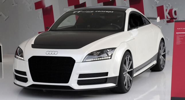  Audi's TT Undergoes Strict Diet to Become the Ultra Quattro Concept [55 Photos and Video]