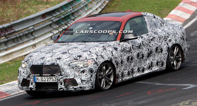  Spied: BMW Trots Out Sportier M235i Coupe for Testing at the 'Ring